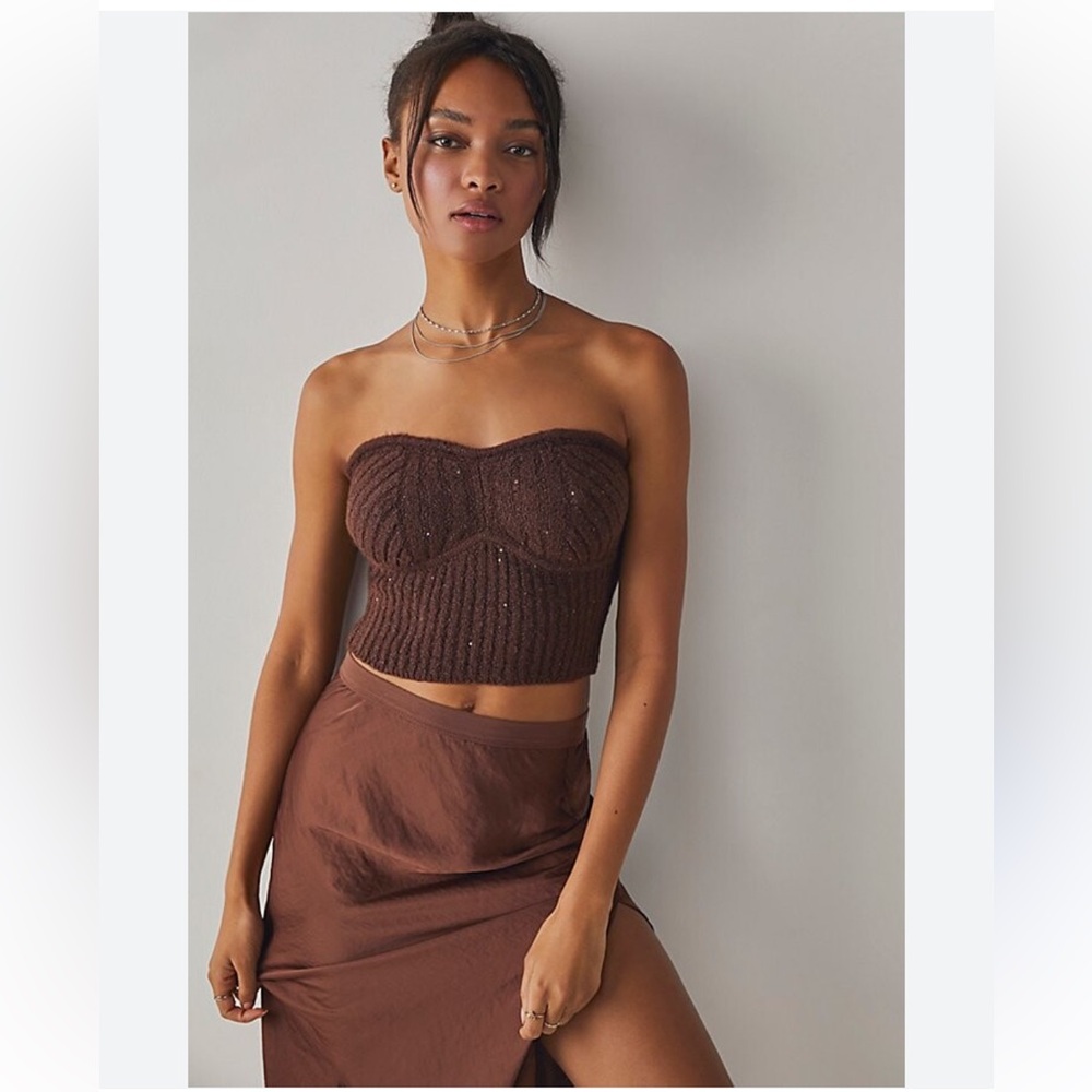 Free People Knit Tube Top